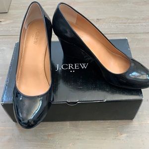 J Crew “SLYVIA” patent wedge